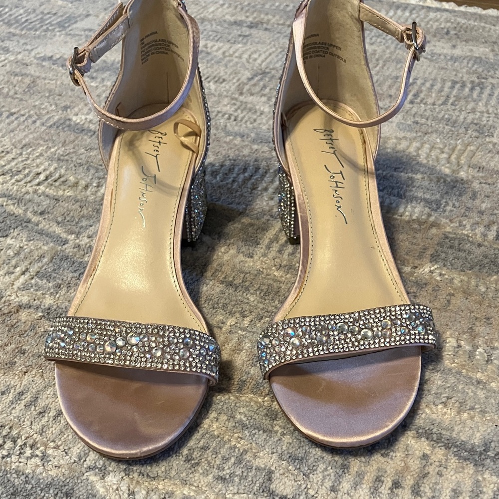 Betsey Johnson Rhinestone Heels